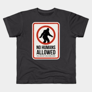 No Humans Allowed Kids T-Shirt